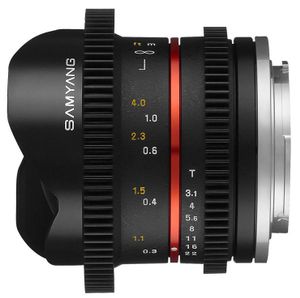 Samyang 8mm T3.1 cine UMC fisheye II Sony E-mount