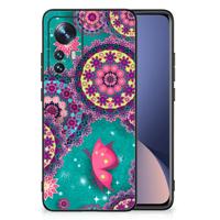 Xiaomi 12 | 12X Leuk Telefoonhoesje Cirkels en Vlinders