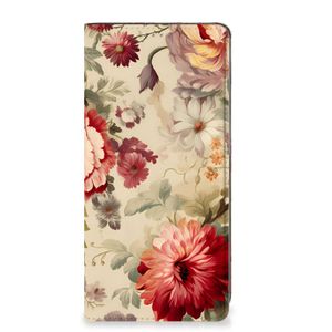 Smart Cover voor Samsung Galaxy A34 Bloemen