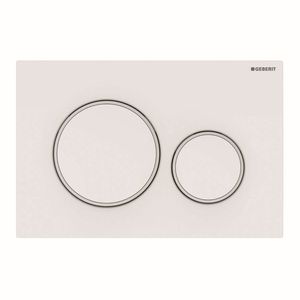 Geberit Drukpaneel Sigma 20 Wit/mat/Wit Voor De Up 300/320/700/720