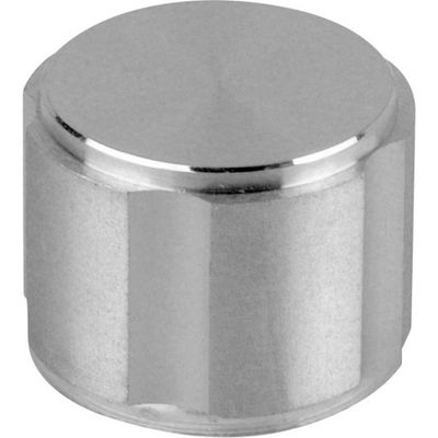 Mentor 5574.6000 5574.6000 Draaiknop Met knopmarkering Aluminium (Ø x h) 28 mm x 17 mm 1 stuk(s)