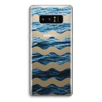 Oceaan: Samsung Galaxy Note 8 Transparant Hoesje