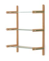 Kave Home Wandrek 'Sitra' Eikenhout en glas, 98 x 90cm