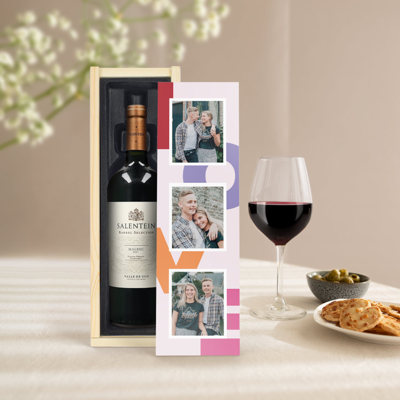 Wijn in bedrukte kist - Salentein - Malbec