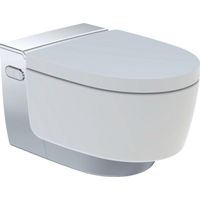 Geberit AquaClean Mera Comfort Douche WC - geurafzuiging - warme luchtdroging - ladydouche - softclose - glans/chroom afdekplaatje - glans wit 146.210.21.1