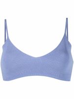Low Classic soutien-gorge en maille nervurée - Violet