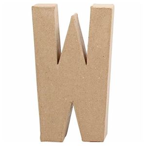 Creativ Company Letter papier-maché - w, 20,5cm