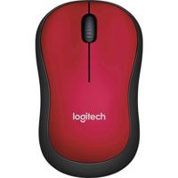 Logitech M185 Muis Radiografisch Optisch Rood 3 Toetsen 1000 dpi