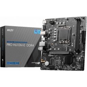 Moederbord Intel MSI PRO H610M-E DDR4