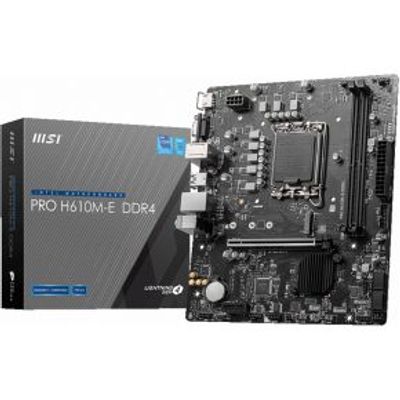 Moederbord Intel MSI PRO H610M-E DDR4