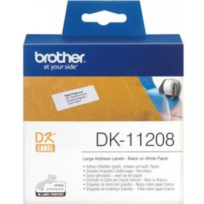 Brother Grote adreslabels papier 38 x 90 mm