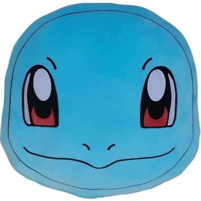 Premium Kussen - POKEMON - Squirtle Face - Microvezel - 40 cm