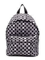 Palm Angels Kids sac à dos à motif damier - Blanc