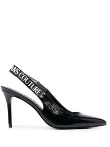 Versace Jeans Couture escarpins à bout pointu - Noir