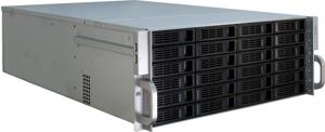 Inter-Tech IPC 4U-4424 Rack Zwart, Zilver