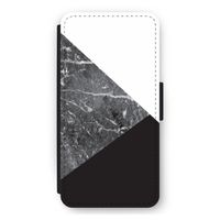 Combinatie marmer: iPhone 12 Pro Max Flip Hoesje