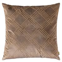 PTMD kussen cerine bruin 60 x 60 cm | 4 stuks