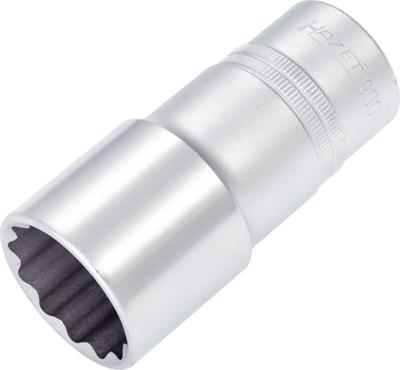 HAZET Dopsleutel 900TZ-30 · 1/2 inch (12,5 mm) vierkant hol · Buitentwaalfkant tractieprofiel · SW 30 mm