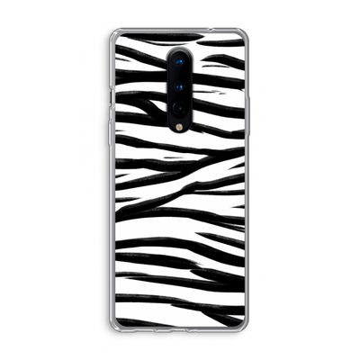 Zebra pattern: OnePlus 8 Transparant Hoesje
