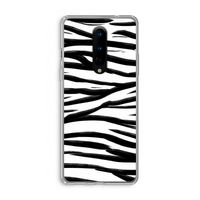 Zebra pattern: OnePlus 8 Transparant Hoesje