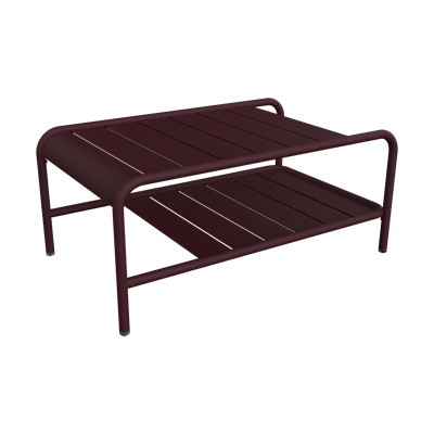 Fermob Luxembourg tuintafel laag 90x55 cm Black Cherry