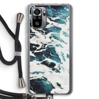 Golven: Xiaomi Redmi Note 10S Transparant Hoesje met koord