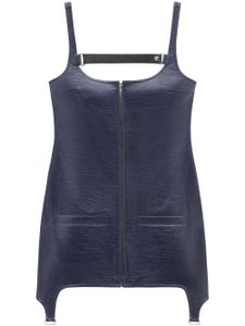 Courrèges robe à fermeture zippée - Bleu