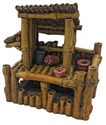Superfish Deco Round Castle S - Compacte Kasteel Decoratie voor Aquariums, Veilig Materiaal