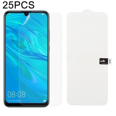 25 stuks zachte hydrogel film volledige dekking front beschermer met alcohol katoen + kraskaart voor Huawei Maimang 8/P Smart + 2019