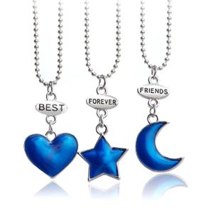 BFF Ketting LGT Jewels Best Friends Forever Moon Star Heart