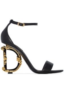 Dolce & Gabbana sandales Baroque 105mm - Noir