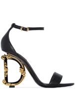 Dolce & Gabbana sandales Baroque 105mm - Noir - thumbnail