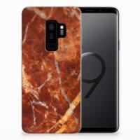 Samsung Galaxy S9 Plus | TPU | Siliconen hoesje | Marmer Bruin