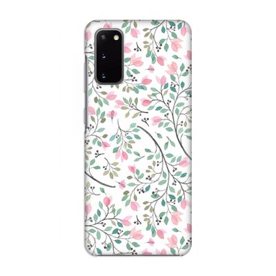 Sierlijke bloemen: Volledig geprint Samsung Galaxy S20 Hoesje