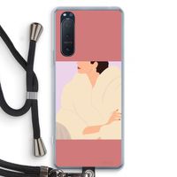 Cosy: Sony Xperia 5 II Transparant Hoesje met koord