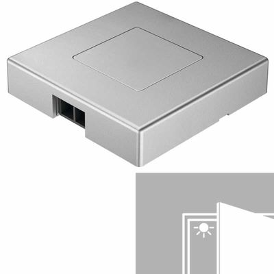 DeurSensorschakelaar contactloos opbouw vierkant Loox Hafele excl aansluitsnoer detectiebereik 100mm