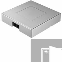 DeurSensorschakelaar contactloos opbouw vierkant Loox Hafele excl aansluitsnoer detectiebereik 100mm