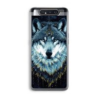 Darkness Wolf: Samsung Galaxy A80 Transparant Hoesje