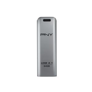 PNY FD64GESTEEL31G-EF USB flash drive 64 GB 3.2 Gen 1 (3.1 Gen 1) Roestvrijstaal