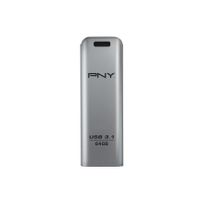PNY FD64GESTEEL31G-EF USB flash drive 64 GB 3.2 Gen 1 (3.1 Gen 1) Roestvrijstaal - thumbnail
