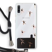 Dancing #1: Samsung Galaxy A70 Transparant Hoesje met koord