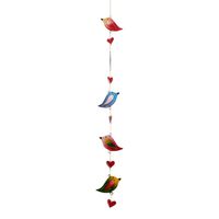 Raamdecoratie Hars 5 Vogels (Multicolor) - thumbnail