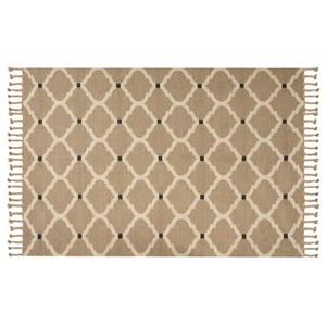 Beliani - ORENCIK - Laagpolig vloerkleed - Beige - 200 x 300 cm - Jute