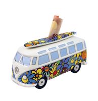 VW T1 Spaarpot Bloemen - thumbnail