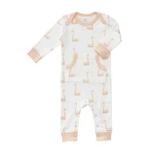 Fresk pyjama zonder voet Swan pale peach Maat