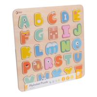 Classic World houten alfabet puzzel, 27st.