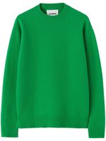 Jil Sander pull en laine à col rond - Vert