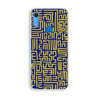 Majorelle Blue Print: Huawei Y6s Transparant Hoesje