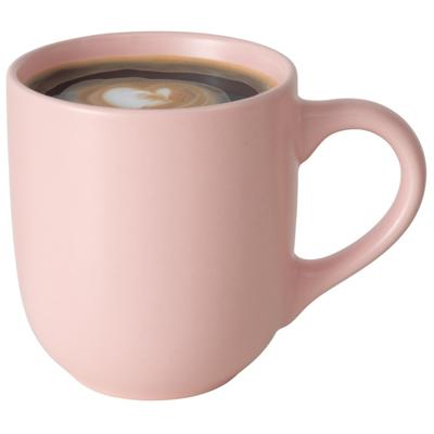 Koffiemokken Paris - 1x stuks - Keramiek - pastel roze - 300 ml - 8 x 10 cm