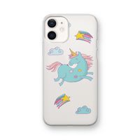 Vliegende eenhoorn: iPhone 12 mini Transparant Hoesje